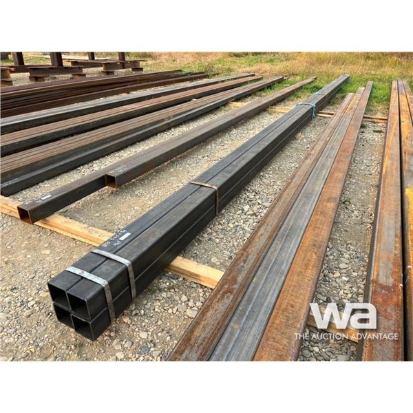 (4) HSS 5X5X1/4"   40 FT. LENGTH STEEL TUBING