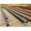 Image 3 : (4) HSS 5X5X1/4"   40 FT. LENGTH STEEL TUBING