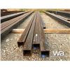 Image 5 : (5) HSS 4X4X1/4"   32-40 FT. LENGTH STEEL TUBING