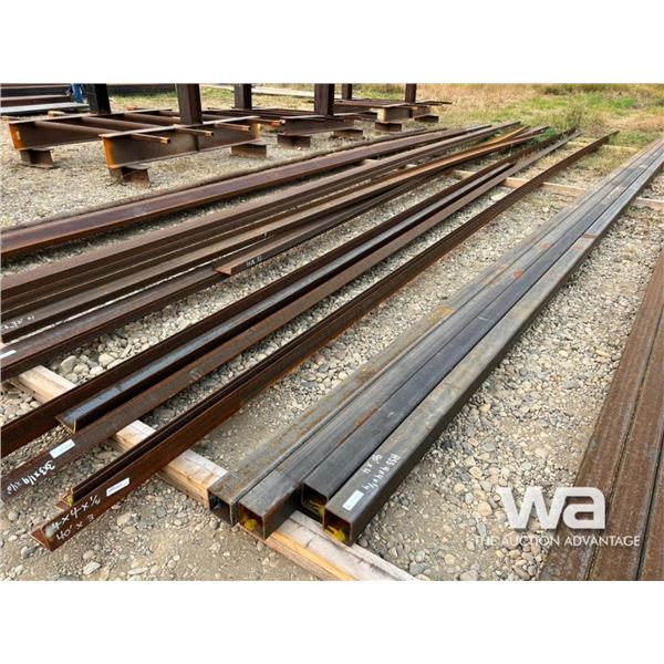 (3)  4X4X1/4"  40 FT. LENGTH ANGLE IRON