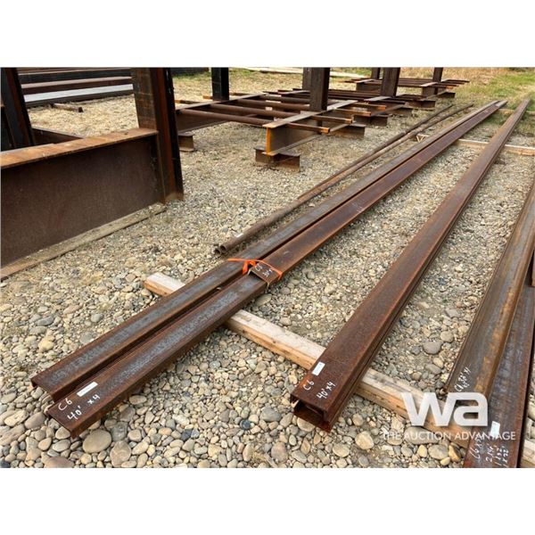 (5) PCS C6   (4) 40 FT, 30 FT. LENGTH CHANNEL