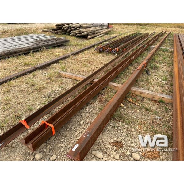 (3) PCS 4"X4"X3/8" X  40FT. ANGLE IRON STEEL