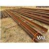 Image 3 : (3) PCS 4"X4"X3/8" X  40FT. ANGLE IRON STEEL