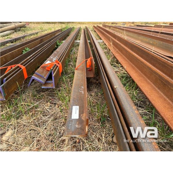 (2) PCS 4"X3"X1/4" X  30-40FT. ANGLE IRON