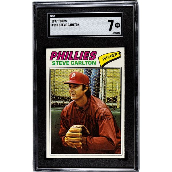 1977 Topps #110 Steve Carlton (SGC 7)