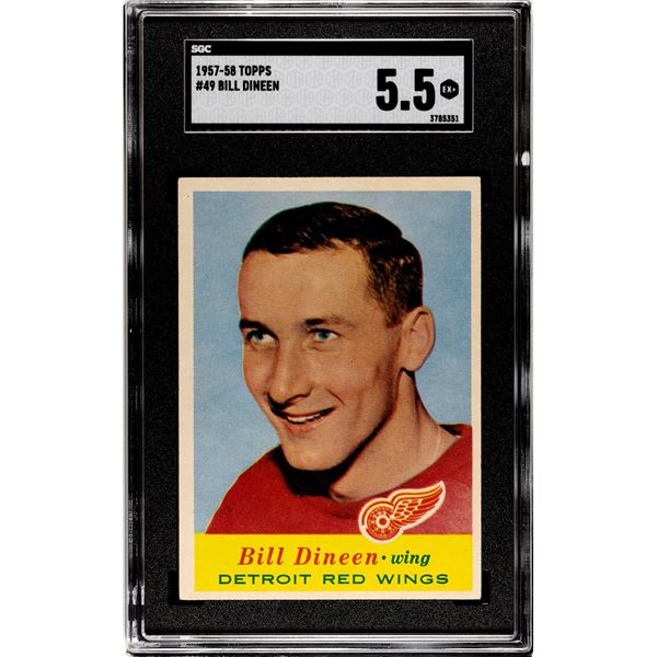 1957-58 Topps #49 Bill Dineen (SGC 5.5)