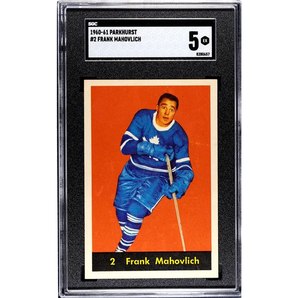 1960-61 Parkhurst #2 Frank Mahovlich (SGC 5)