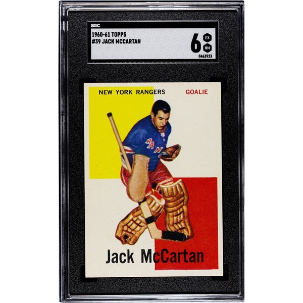 1960-61 Topps #39 Jack McCartan RC (SGC 6)