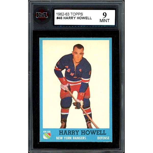 1962-63 Topps #46 Harry Howell (KSA 9)
