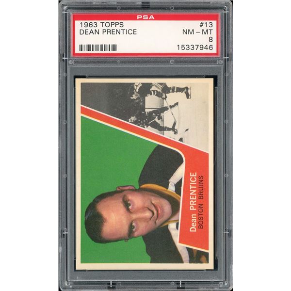 1963-64 Topps #13 Dean Prentice (PSA 8)