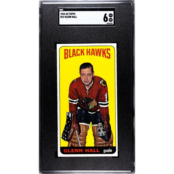 1964-65 Topps #12 Glenn Hall (SGC 6)