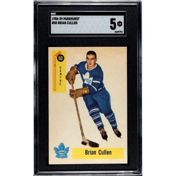 1958-59 Parkhurst #50 Brian Cullen (SGC 5)