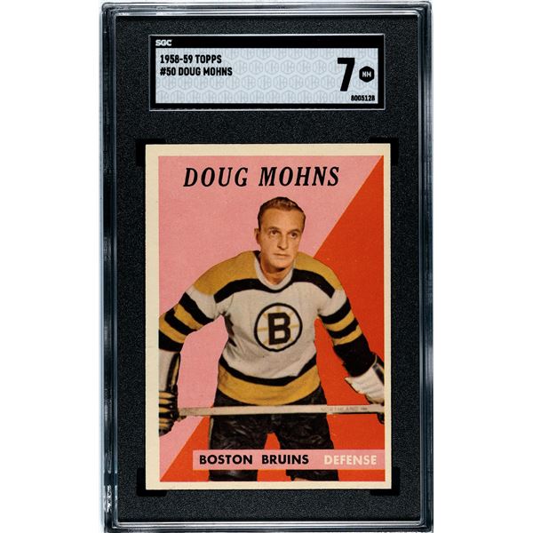 1958-59 Topps #50 Doug Mohns (SGC 7)