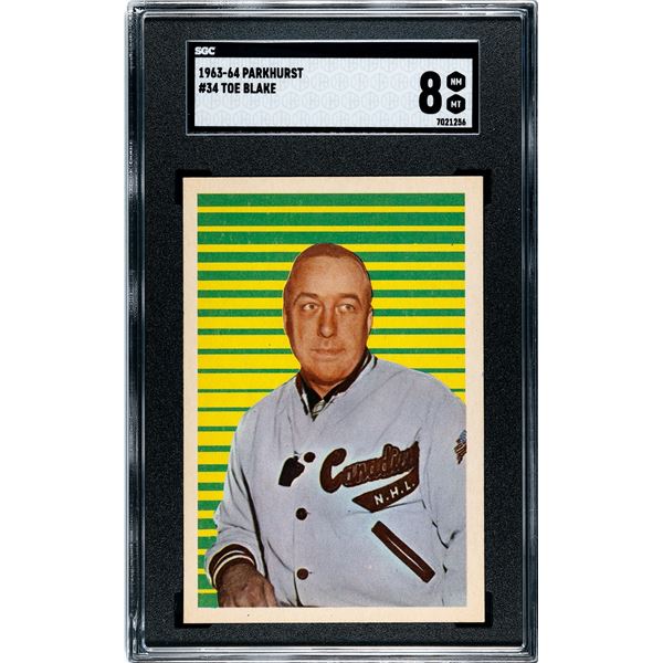 1963-64 Parkhurst #34 Toe Blake (SGC 8)