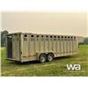 Image 3 : 2015 WILSON PSGN-5724T 24 FT. T/A STOCK TRAILER