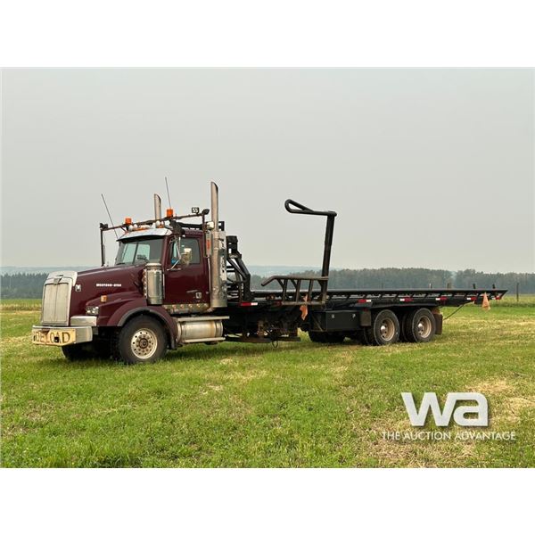 2007 WESTERN STAR T/A BALE MOVER TRUCK