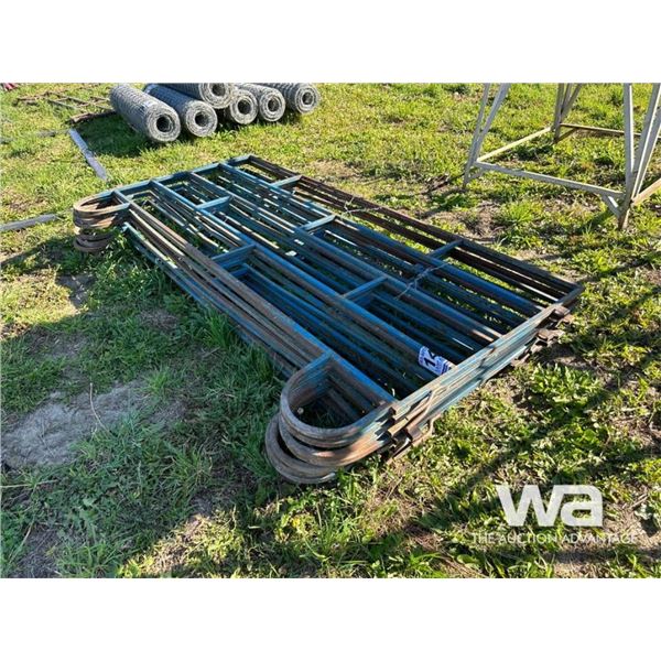 (10) 9 FT. BLUE LIVESTOCK PANELS
