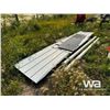Image 1 : STEEL ROOFING, (2) POLY PIPES
