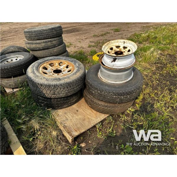(4) LT265/70R18 TIRES AND RIMS