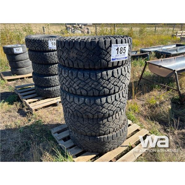 (5) GOODYEAR LT265/70R17 TIRES