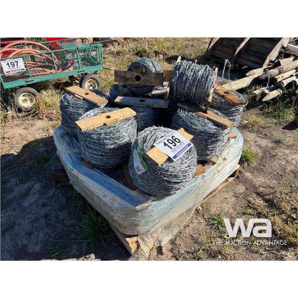 (15) ROLLS OF DBL. STRAND BARB WIRE
