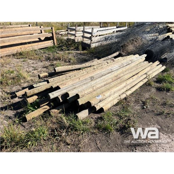 TREATED WOOD FENCE RAILS