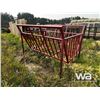 Image 3 : RED CUSTOM BUILT SHEEP HAY FEEDER