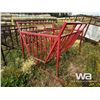 Image 4 : RED CUSTOM BUILT SHEEP HAY FEEDER