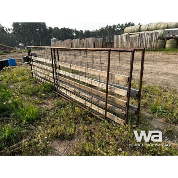 (2) STEEL FREESTANDING PANELS