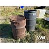 Image 3 : (2) BURN BARRELS