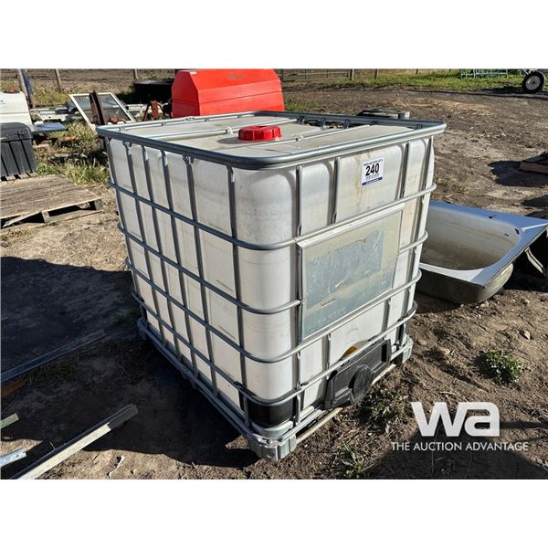 1000 L POLY TANK, BATH TUB