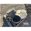 Image 1 : PALLET OF FEED/WATER BUCKETS