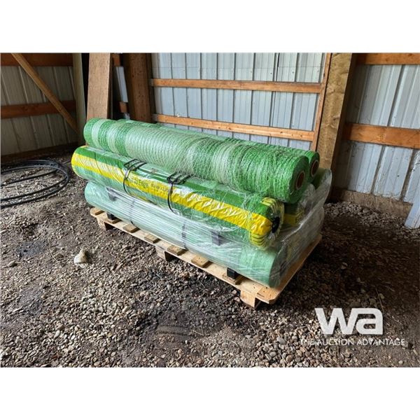 (8) JOHN DEERE NETWRAP ROLLS