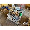 Image 2 : HAY RAKE, SAW, HALTERS, TARP, HORSE TACK