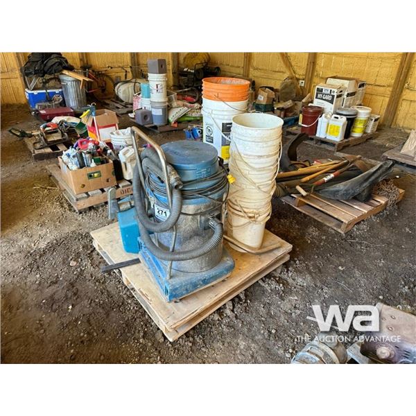 SHOP VAC, MAKITA SAW & SANDER, JOBMATE SAWHORSE