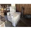 Image 1 : 4 PIECE WHITE SHELVING