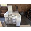 Image 3 : 4 PIECE WHITE SHELVING