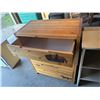 Image 3 : 3 PIECE WOOD SHELVING & DRAWERS