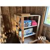 Image 3 : 3 PIECE WOOD SHELVING & SAUSAGE MACHINE