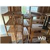 Image 2 : 6 PIECE WOOD SHELVING