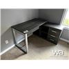 Image 1 : GREY COMPUTER DESK