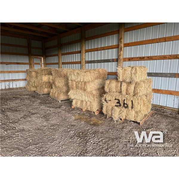 (39) SQUARE BALES OF HAY