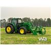 Image 2 : 2018 JOHN DEERE 6155M MFWD TRACTOR & FEL