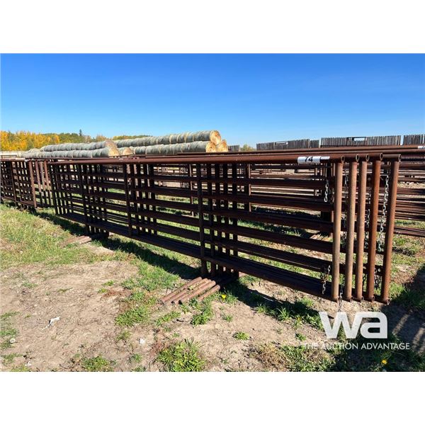 (5) LIVESTOCK 24 FT. FREESTANDING 5 BAR PANELS