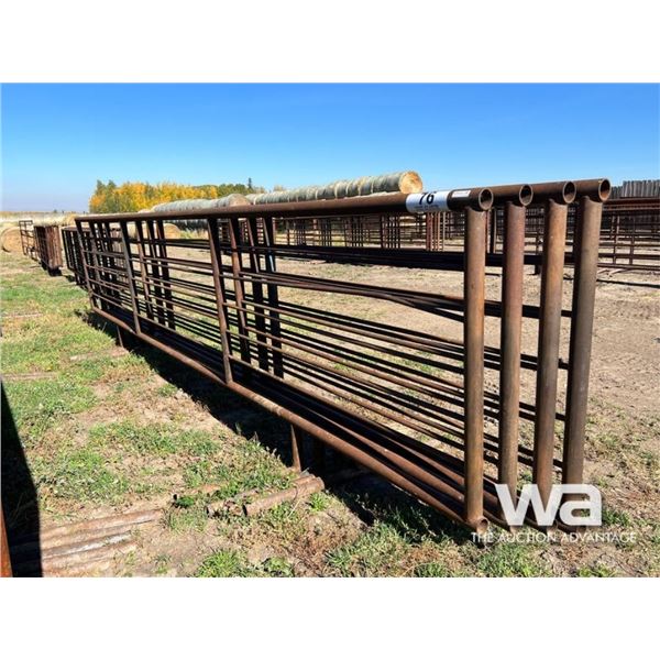 (4) LIVESTOCK 24 FT. FREESTANDING 5 BAR PANELS