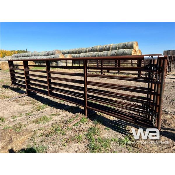 (5) LIVESTOCK 24 FT. FREESTANDING 5 BAR PANELS