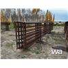 Image 3 : (5) LIVESTOCK 24 FT. FREESTANDING 5 BAR PANELS