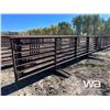 Image 2 : (5) LIVESTOCK 24 FT. FREESTANDING 5 BAR PANELS