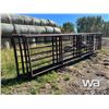 Image 2 : (4) LIVESTOCK 24 FT. FREESTANDING 5 BAR PANELS