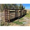 Image 3 : (4) LIVESTOCK 24 FT. FREESTANDING 5 BAR PANELS